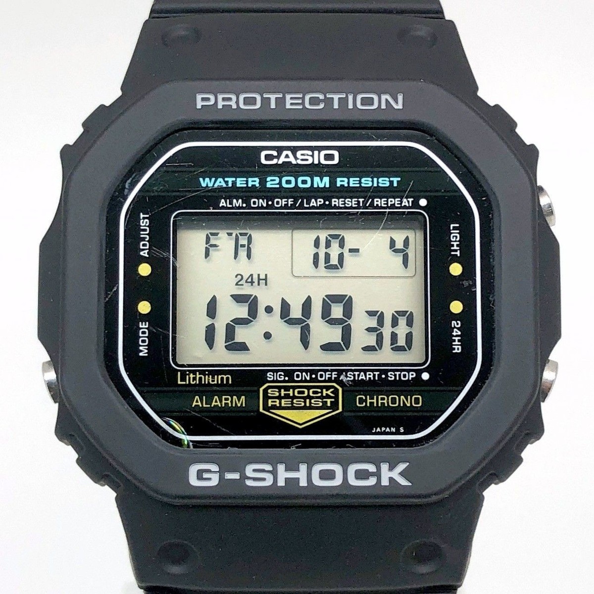 r*3様 M*S様 CASIO G-SHOCK DW-5200 Casio G-shock 3rd Model Quartz Dw-5200c-1 Vintage Men's