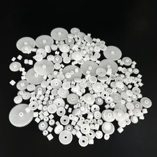 200PCS Module 0.5 Plastic Gear Single Gear Spindle Gear Small Motor Gears for...