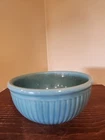 Vintage Redwing Pottery Gypsy Trail Reed Pattern 6" Turquoise Mixing Bowl