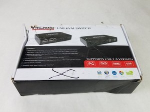 RF-Link HUK-1020 2-Port HDMI USB KVM Switch with Cables