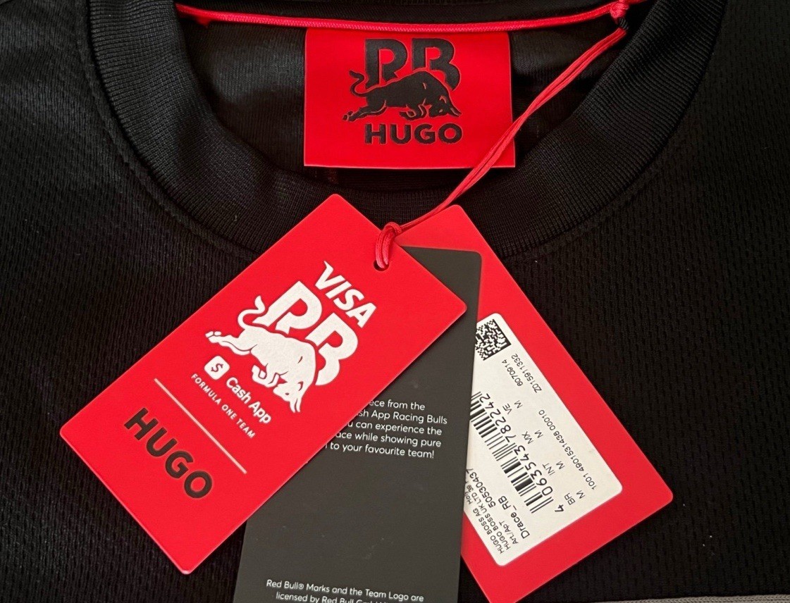 Hugo Boss x Red Bull Exclusive Collab Mens Oversize T-Shirt Size Medium