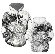 Oriental Dragon 3D All Over Print Hoodie
