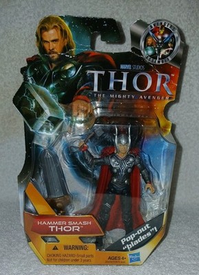 Marvel Studios Thor The Mighty Avenger Hammer Smash Thor Figure New