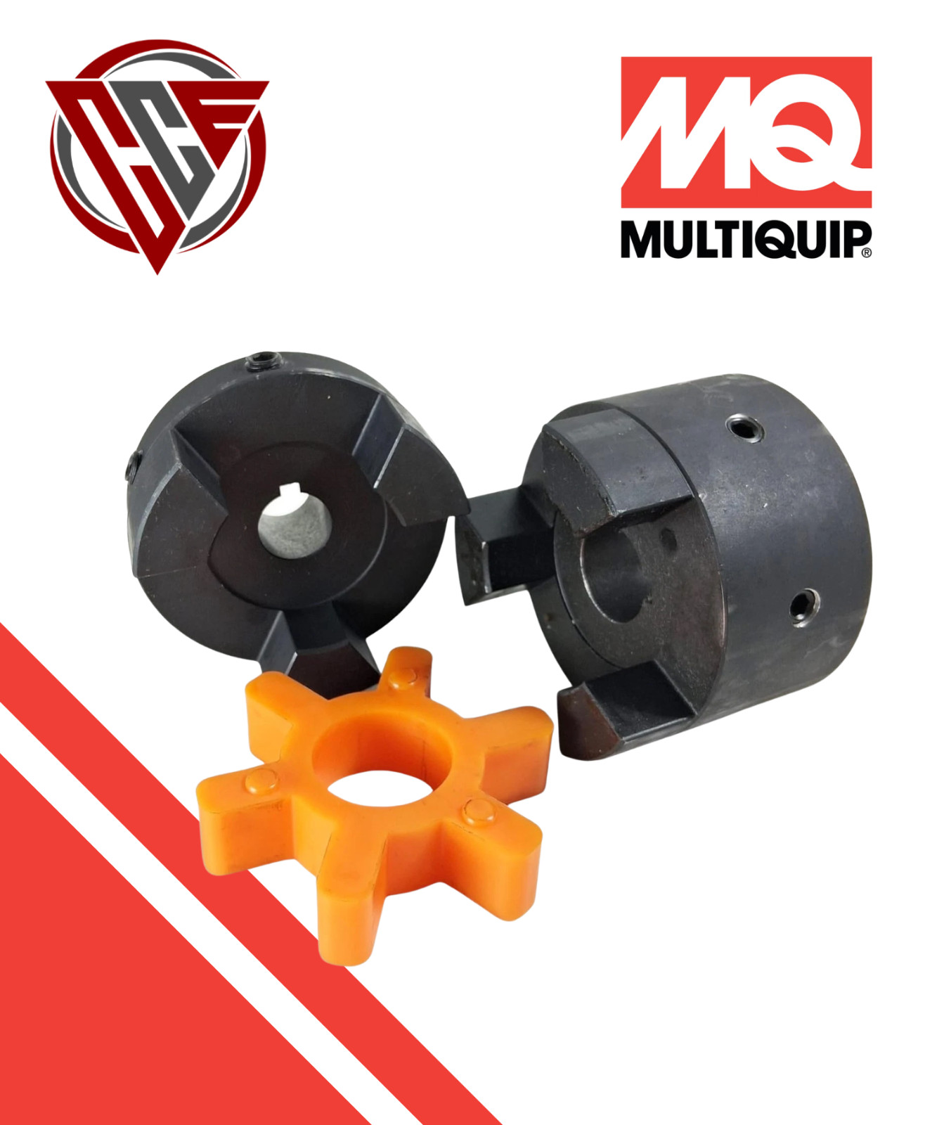 MULTIQUIP 18051 Coupling Assy OEM WBH-16 WBH-21EF Power Buggy
