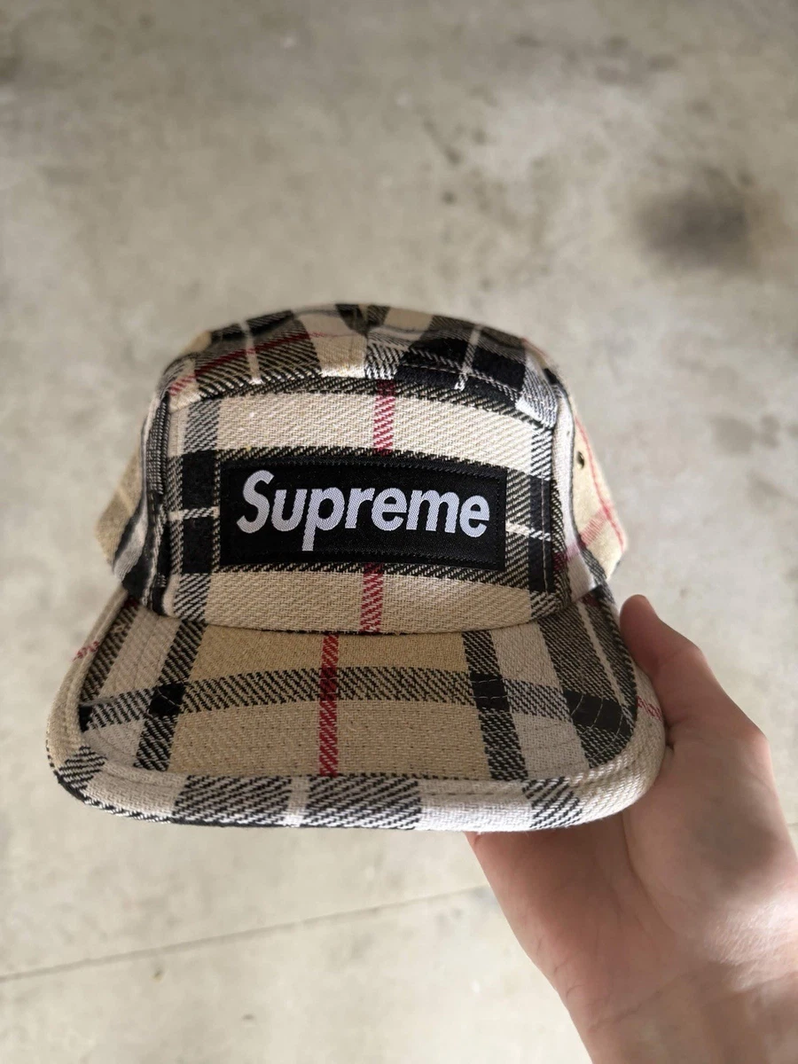Supreme Plaid Camp Cap | eBay