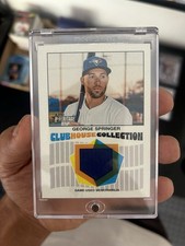 2026 Topps Heritage Game Worn Relic George Springer CCR-GS Blue Jays