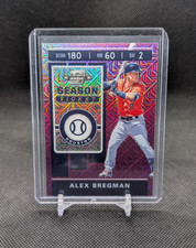 Alex Bregman 2020 Panini Contenders Optic #69/75 Purple Mojo Astros No. 19
