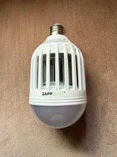 ZappLight 2-in-1 Electronic Insect Mosquito & Fly Killer zapper LED bulb