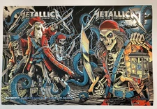 🔥METALLICA TAMPA FOIL 2 Poster Matching Number Set 2025 AP RARE M72 World Tour