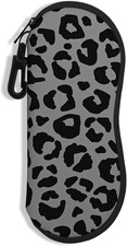 Sunglasses Soft Case, Ultra Light Portable Neoprene Zipper Glasses Case for Men