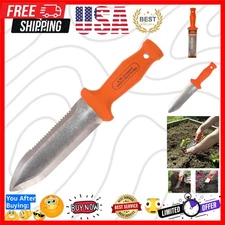 Multifunctional Hori Hori Soil Knife – 6-Inch Stainless Steel with Dual Edges