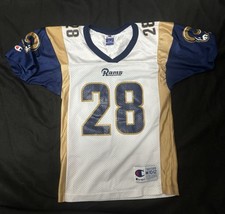 Vintage Champion  St Louis Rams Marshall Faulk Jersey Youth Sz Medium 10-12