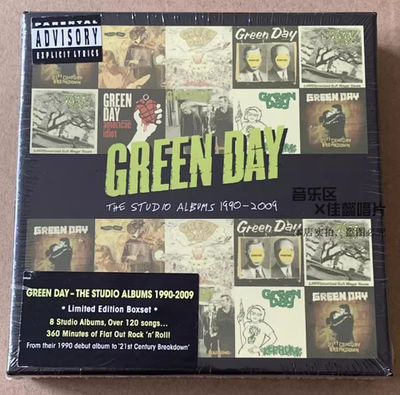 Green Day – The Studio Albums 1990 - 2009 EU 8CD Box Set, Limited