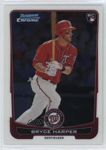 2012 Bowman Draft Chrome Bryce Harper #10 Rookie RC