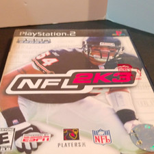 ESPN Video Games NFL 2K3 (Sony PlayStation 2) Disc w/ Case, E, Football