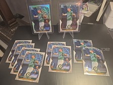 Daniel Susac Bowman Chrome 1st , Green Lunar Refractor, & Paper 10 Card Lot