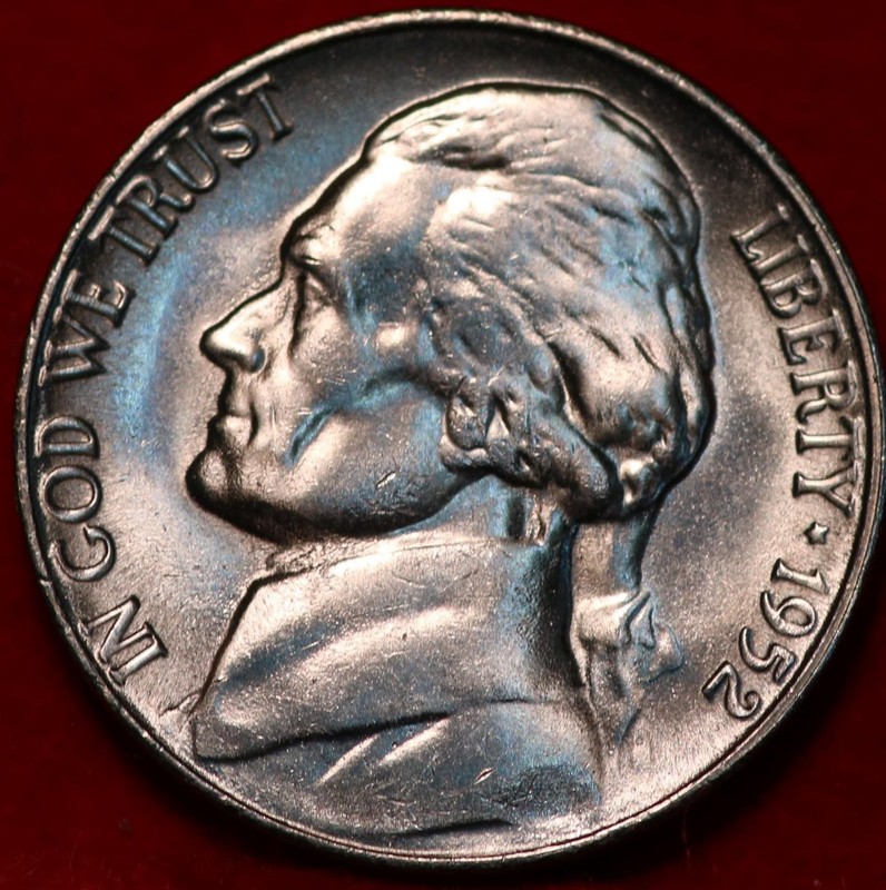 Uncirculated 1952-S San Francisco Mint Jefferson Nickel Not Silver
