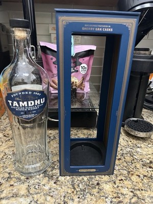 TAMDHU 15 Year Old Whisky Empty Bottle Used With Box Single Malt Scotch Speyside