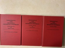 Theological Religious Reference Materials 3-V...
