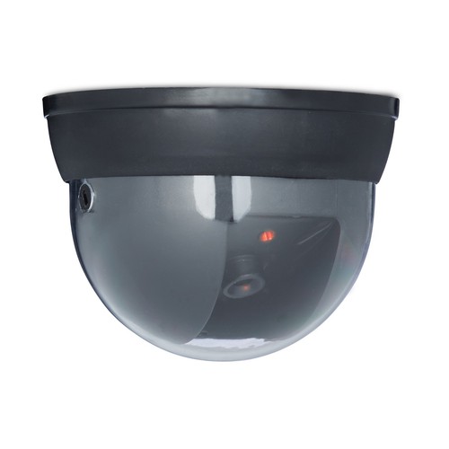 Dummy Kamera Dome Attrappe-Cam Security Camera Schwarz Dummy Camera Decke