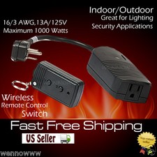 New Indoor Wireless Remote Control Power Switch Outlet