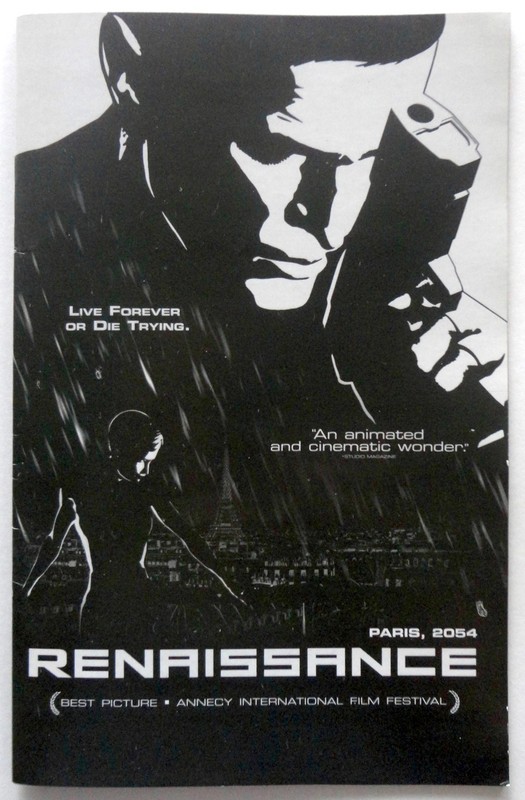 PARIS, 2054 RENAISSANCE: Movie Memorabilia Comic Book Anime Science Fiction Noir