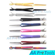 Assorted Acrylic Nail Pincher Multi-Function Cuticle Pusher Tweezers Magic Wand