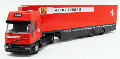 OLD CARS 1/43 Scale OC17219 - Iveco F1 Car Transporter Truck - Scuderia Ferrari EUR 193,99 - FR