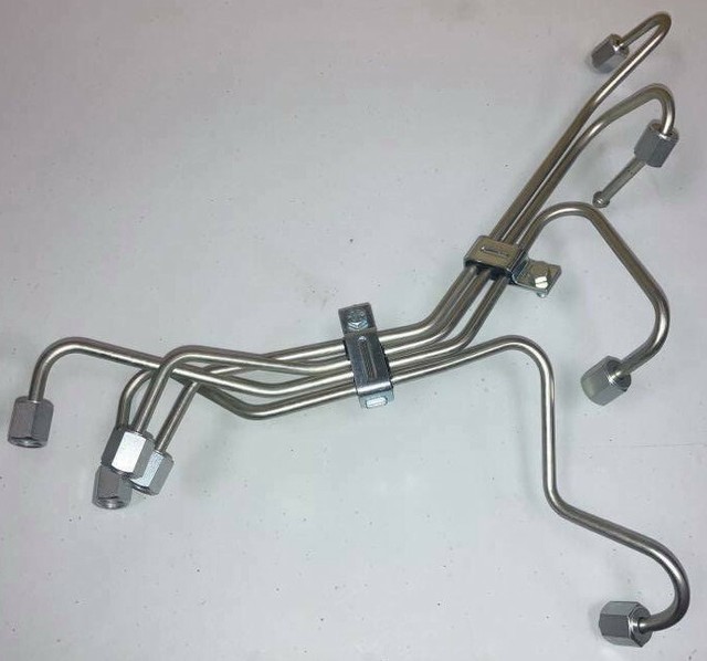 Set of 8 Fuel Injection Lines for Ford 6.9L 7.3L IDI Diesel 1983 1994