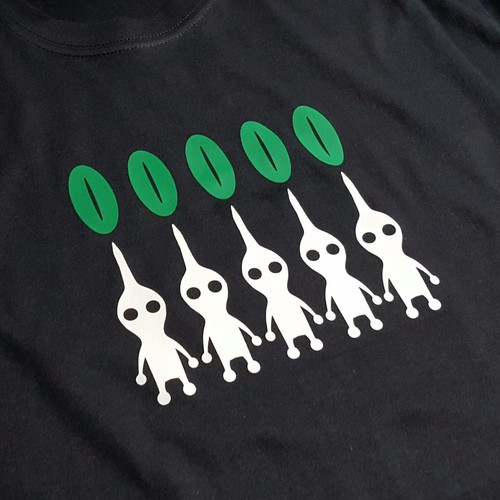 White Pikmin inspired Sprouts Ladies T-shirt tee Top Shirt - Picture 4 of 8