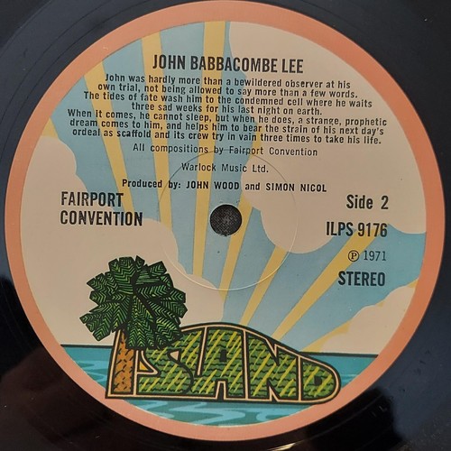 FAIRPORT CONVENTION LP BABBACOME LEE ISLAND UK STICKER BOOKLET SIMON NICOL 1971 - Bild 2 von 2