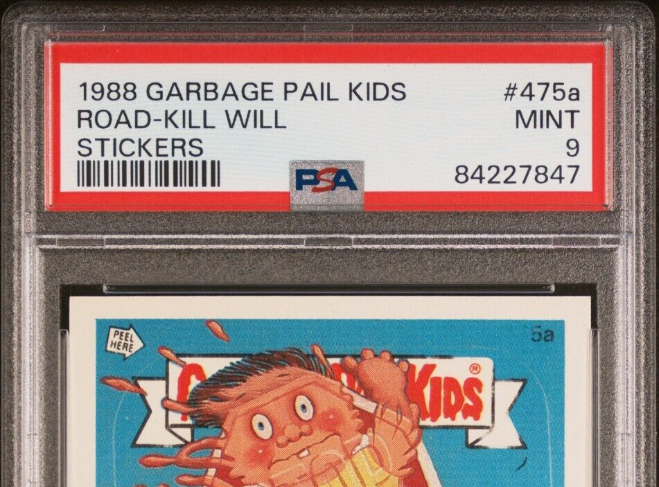 1988 Topps Garbage Pail Kids OS12 Road-Kill Will 475a BANNER ERROR