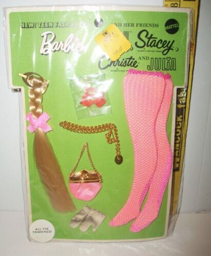 VINTAGE BARBIE STACEY JULIA PJ PAK ALL THE TRIMMINGS 1970 HTF NRFC MIP NRFP RARE - Picture 3 of 6
