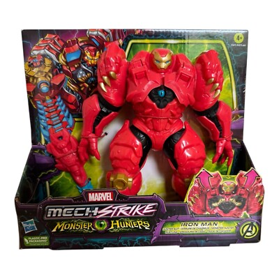 Actionfigur Marvel MechStrike Monster Hunters Iron Man 20cm Monster Jäger Hasbro