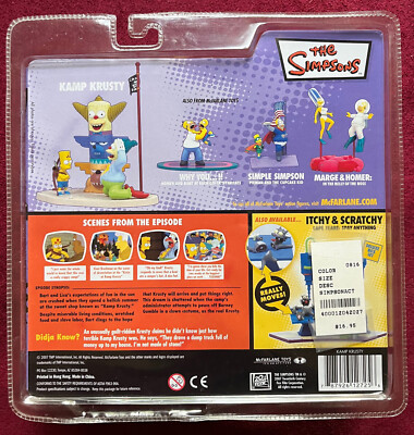 シンプソンズ KAMP KRUSTY フィギュアセット The Simpsons Kamp Krusty Totem Pole set, original packaging
