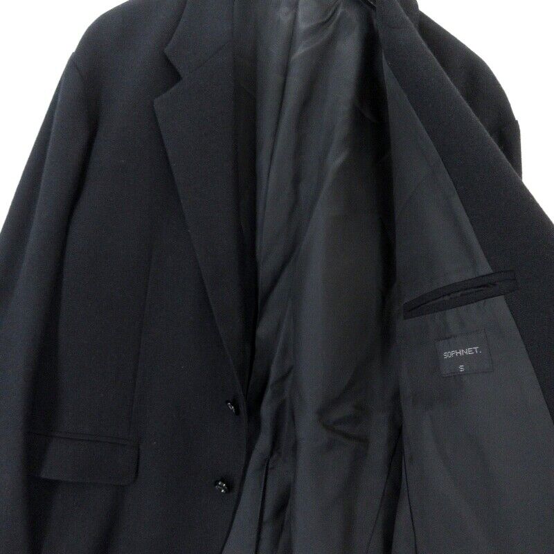 SOPHNET. Blended Wool Classic Jacket SOPH232000 Tailored SOPHNET. Blended Wool Classic Jacket SOPH232000 Tailored