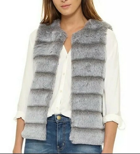Joie Andrina Faux Fur Vest Size Xxs 