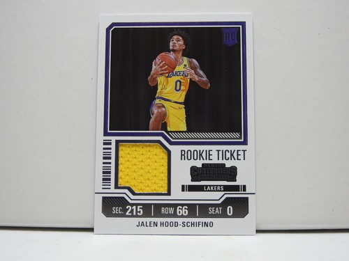2023-24 Panini Contenders Jalen Hood-Schifino Rookie Ticket Patch #RTS-JHS