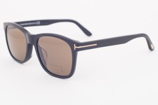 Tom Ford ERIC 595 01J Shiny Black / Brown Roviex Sunglasses TF595-01J ERIC-02