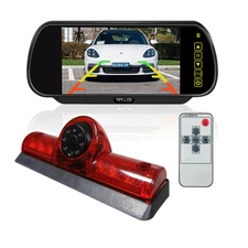 7" Monitor IR Reversing Rear View Backup Camera For Nissan NV 1500 2500 3500 Kit