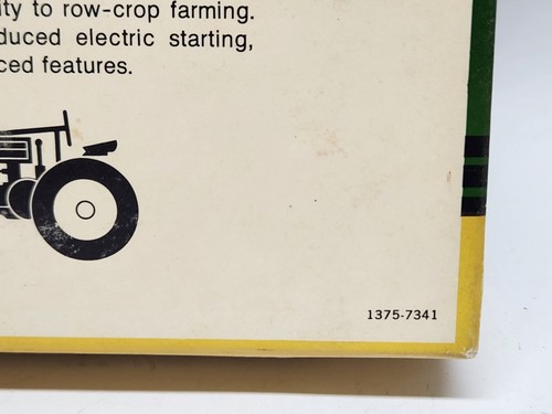 John Deere Historical Tractor Set Blueprint Miniatures Shadow Box By Ertl 1/64 - Picture 16 of 16