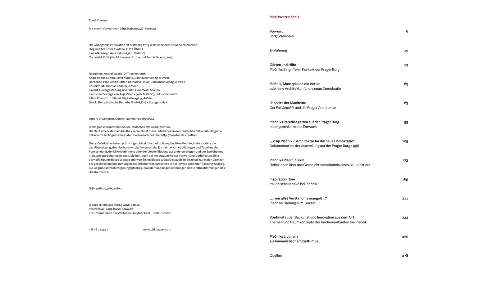 Thumbnail - Tomás Valena | Joze Plecnik. Für Eine Humanistische Architektur | Buch