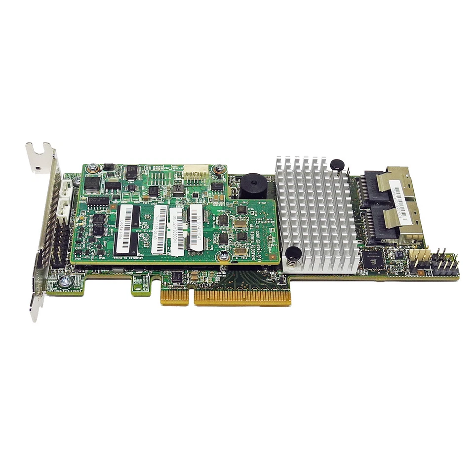 LSI Cisco UCS-RAID9271CV-8i V05 +1GB Cache Module +BBU +2x SAS/SATA Cable LP - Immagine 3 di 4