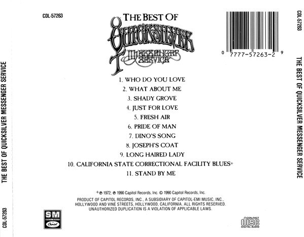 The Quicksilver Messenger Service: Best Of (CD, Rock