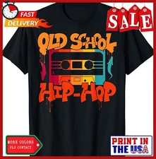 Retro Old School Hip Hop 80s 90s Graffiti Cassette Unisex T-Shirt