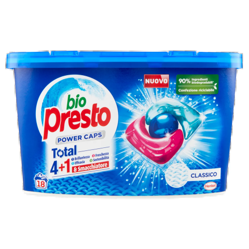 Bio Presto Power Caps Classico 18pz