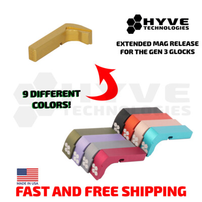 #ad #ad HYVE Technologies EMR Extended Mag Release Aluminum fits Gen 3 Glock $24.99