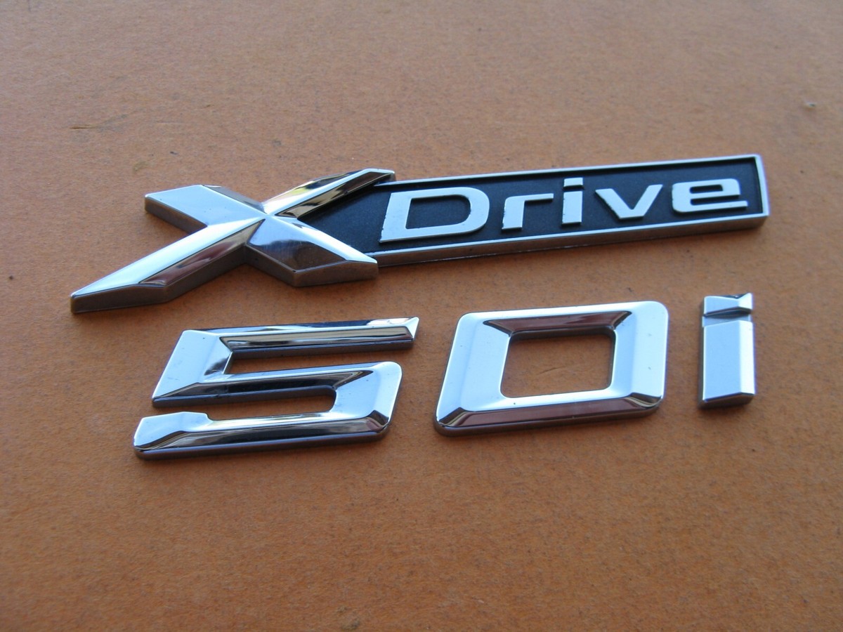 New BMW GT X1 x2 X3 X4 X5 X6 rear rear logo sticker GT modified black