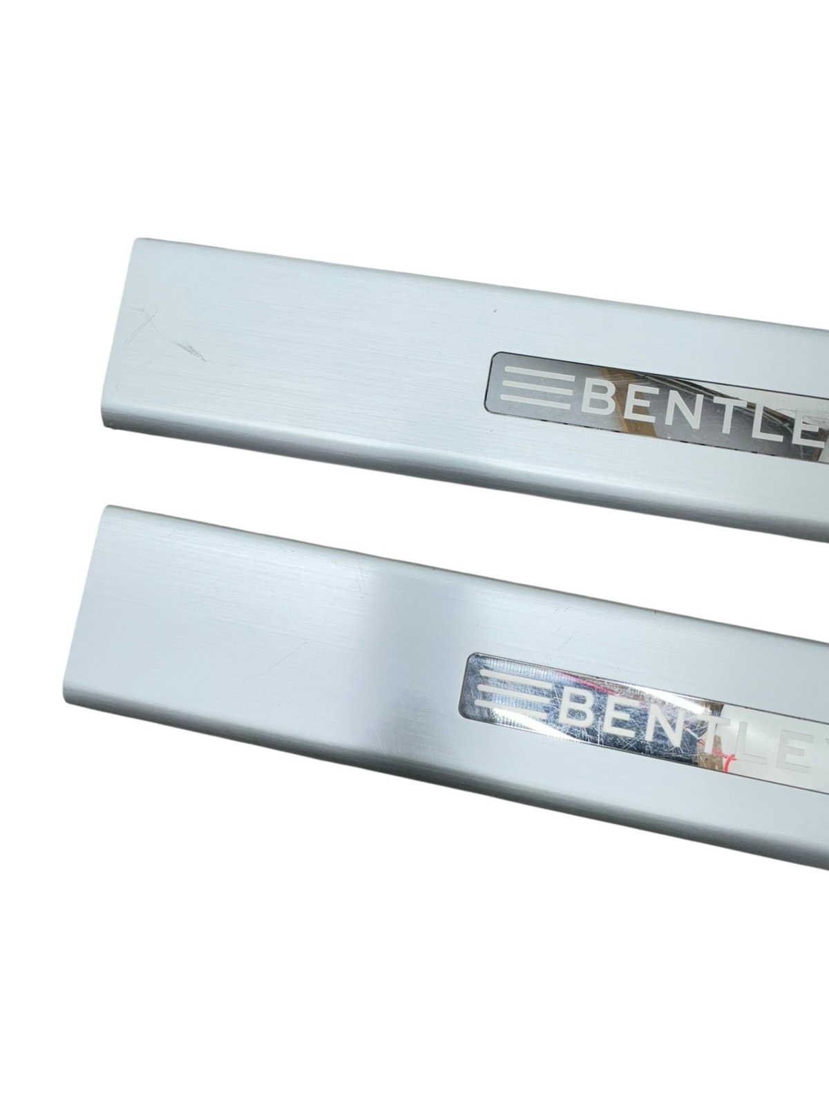 2016-2020 BENTLEY BENTAYGA FRONT REAR LEFT &RIGHT SILL SCUFF PLATE SET 4 *SCUFF*