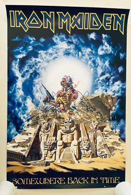IRON MAIDEN,'SOMEWHERE BACK IN TIME', AUTHENTIC LICENSED 2008